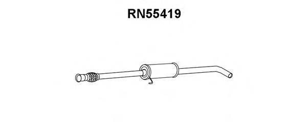 VENEPORTE RN55419 Середній глушник вихлопних газів