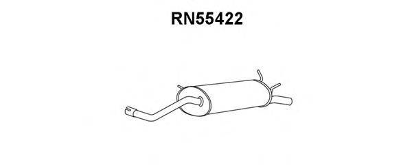VENEPORTE RN55422 Глушник вихлопних газів кінцевий