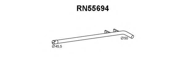 VENEPORTE RN55694 Труба вихлопного газу