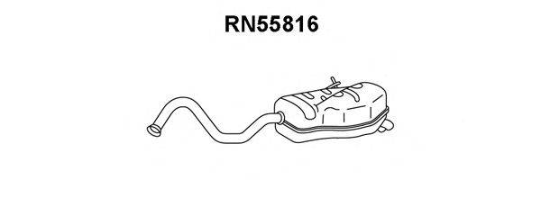 VENEPORTE RN55816 Глушник вихлопних газів кінцевий