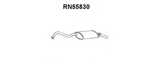 VENEPORTE RN55830 Глушник вихлопних газів кінцевий
