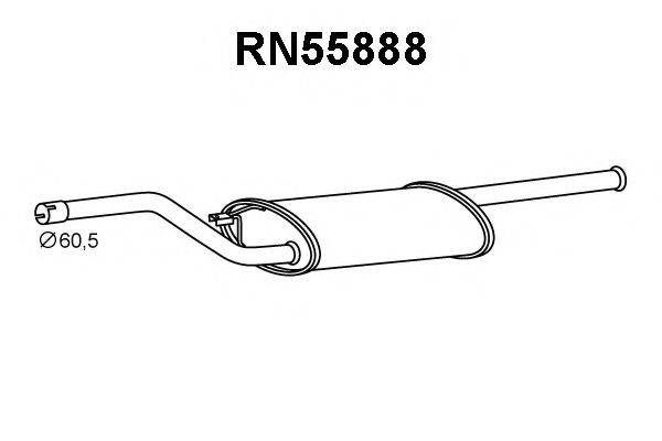 VENEPORTE RN55888 Передглушувач вихлопних газів