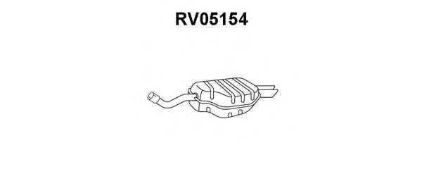 VENEPORTE RV05154 Глушник вихлопних газів кінцевий