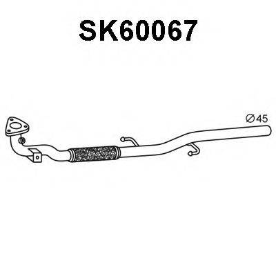 VENEPORTE SK60067 Труба вихлопного газу