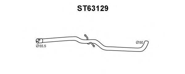 VENEPORTE ST63129 Труба вихлопного газу