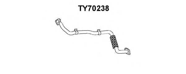VENEPORTE TY70238 Труба вихлопного газу