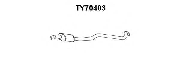 VENEPORTE TY70403 Передглушувач вихлопних газів