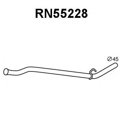 VENEPORTE RN55228 Труба вихлопного газу