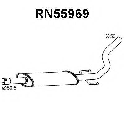 VENEPORTE RN55969 Передглушувач вихлопних газів