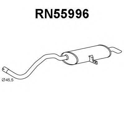 VENEPORTE RN55996 Глушник вихлопних газів кінцевий