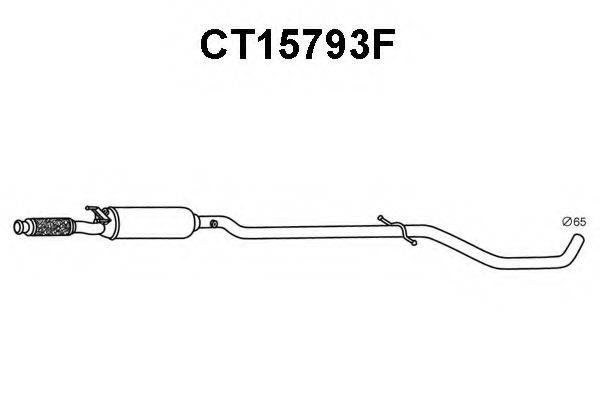 VENEPORTE CT15793F Саджовий/частковий фільтр, система вихлопу ОГ