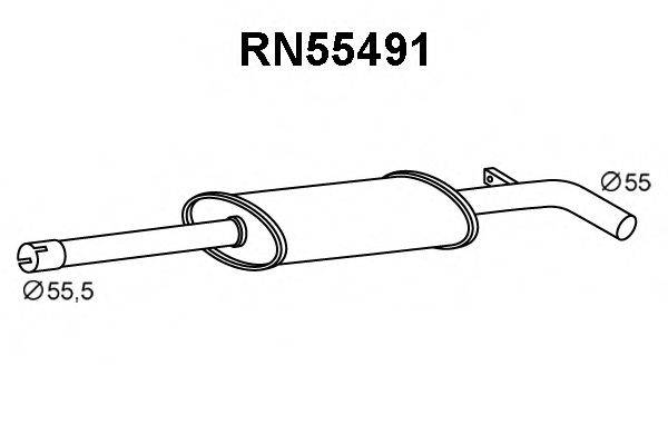 VENEPORTE RN55491 Передглушувач вихлопних газів