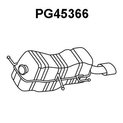 VENEPORTE PG45366 Глушник вихлопних газів кінцевий