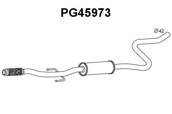 VENEPORTE PG45973 Передглушувач вихлопних газів