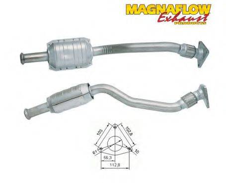 MAGNAFLOW 86365D Каталізатор