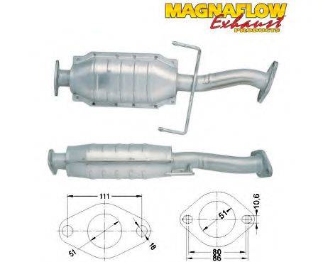 MAGNAFLOW 84804 Каталізатор