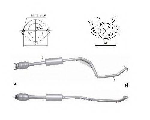 MAGNAFLOW 64808 Каталізатор