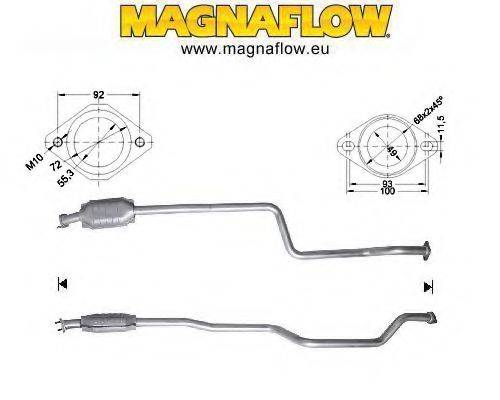 MAGNAFLOW 74821D Каталізатор