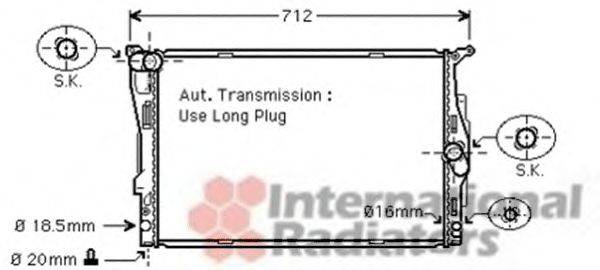 VAN WEZEL 06002303 Радіатор, охолодження двигуна