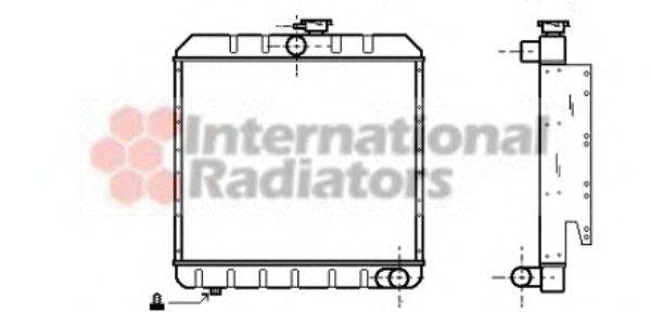 VAN WEZEL 02002008 Радіатор, охолодження двигуна