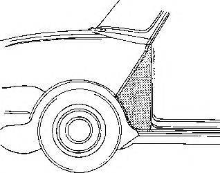 VAN WEZEL 020154 Крило