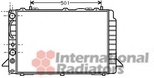 VAN WEZEL 03002092 Радіатор, охолодження двигуна