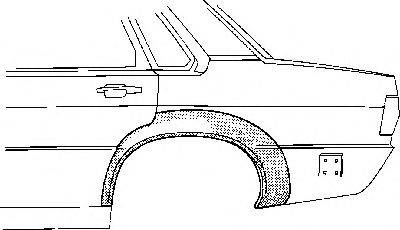 VAN WEZEL 0308148 Боковина