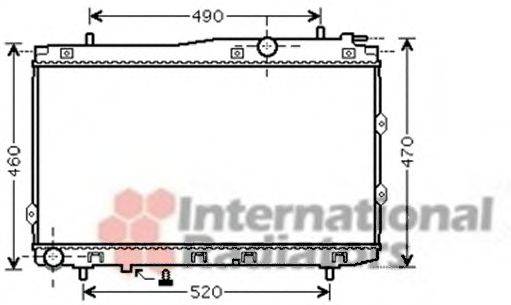 VAN WEZEL 83002086 Радіатор, охолодження двигуна