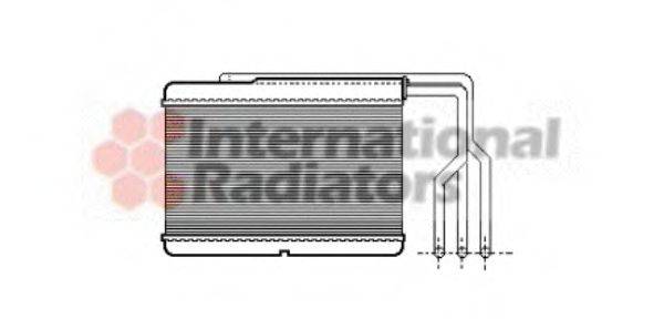 VAN WEZEL 06006157 Теплообмінник, опалення салону