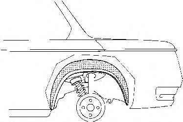 VAN WEZEL 060248 Колісна ніша