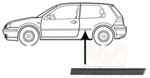 VAN WEZEL 5888429 Облицювання / захисна накладка, боковина