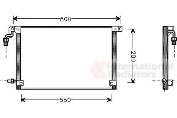 VAN WEZEL 09005131 Конденсатор, кондиціонер