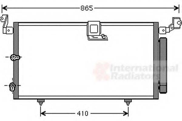 VAN WEZEL 53005384 Конденсатор, кондиціонер