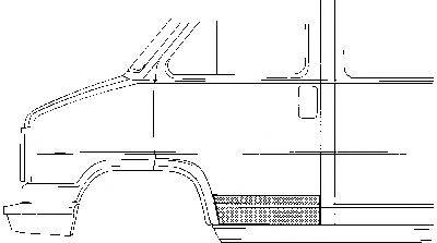 VAN WEZEL 1745172 Двері, кузов