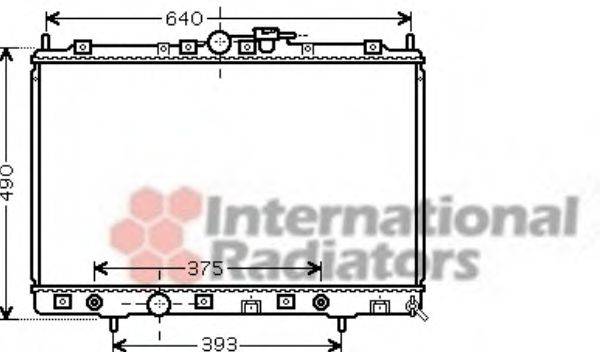 VAN WEZEL 32002200 Радіатор, охолодження двигуна