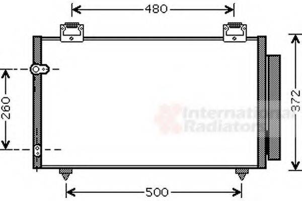 VAN WEZEL 53005411 Конденсатор, кондиціонер