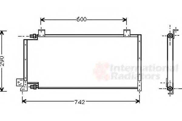 VAN WEZEL 21005011 Конденсатор, кондиціонер