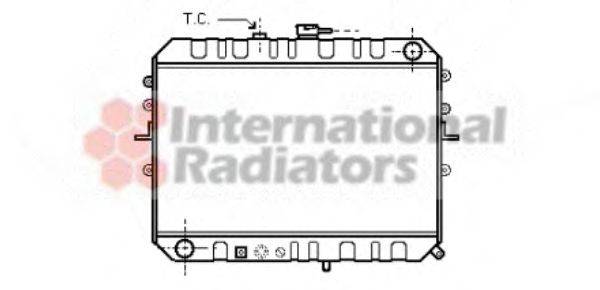 VAN WEZEL 27002045 Радіатор, охолодження двигуна