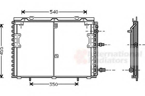 VAN WEZEL 30005221 Конденсатор, кондиціонер