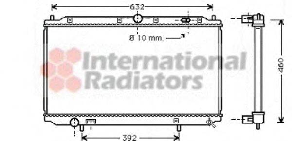 VAN WEZEL 59002124 Радіатор, охолодження двигуна