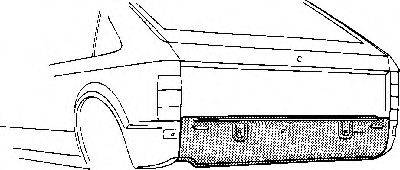 VAN WEZEL 3727140 Задня стінка