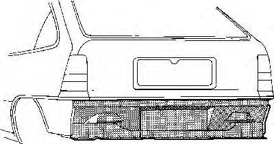 VAN WEZEL 3730136 Задня стінка