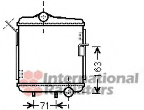 VAN WEZEL 03002311 Радіатор, охолодження двигуна