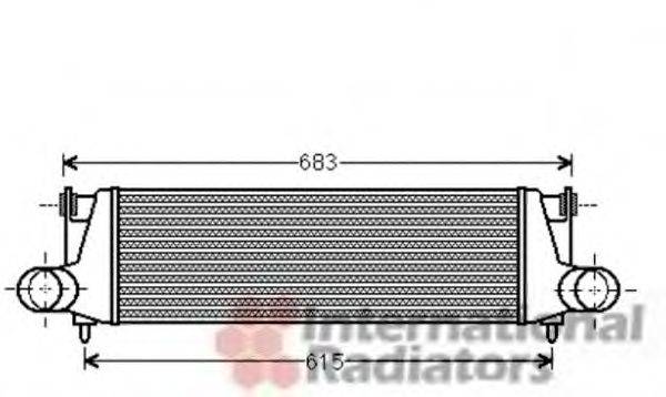 VAN WEZEL 03004307 Інтеркулер