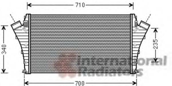 VAN WEZEL 37004492 Інтеркулер