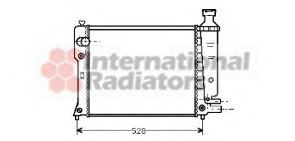 VAN WEZEL 40002092 Радіатор, охолодження двигуна