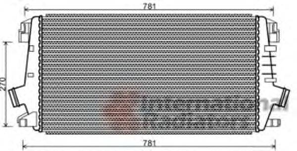 VAN WEZEL 37004550 Інтеркулер