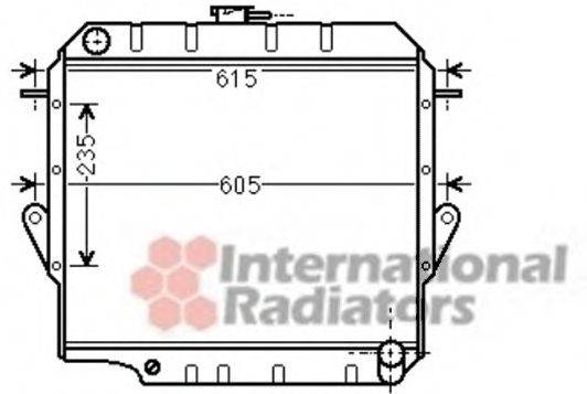 VAN WEZEL 53002571 Радіатор, охолодження двигуна