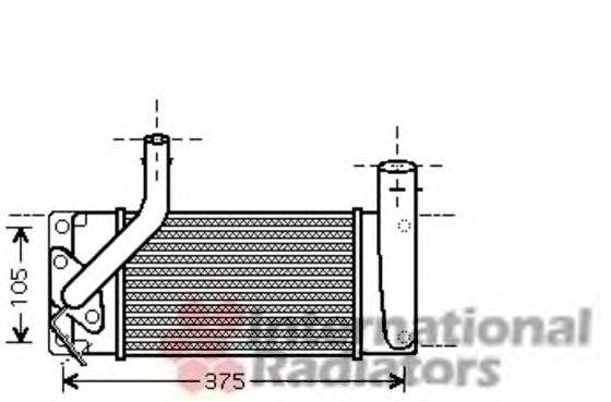 VAN WEZEL 53004566 Інтеркулер