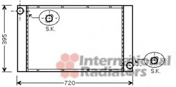 VAN WEZEL 06002373 Радіатор, охолодження двигуна